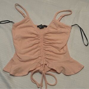Forever 21 Light Pink Ruched Camisole